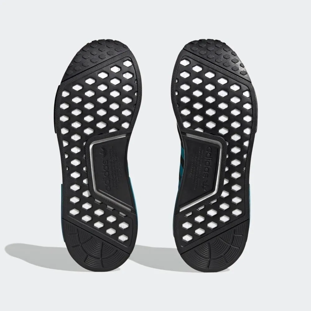 adidas Mens NMD R1 Lace Up Sneakers Shoes Casual - Black
