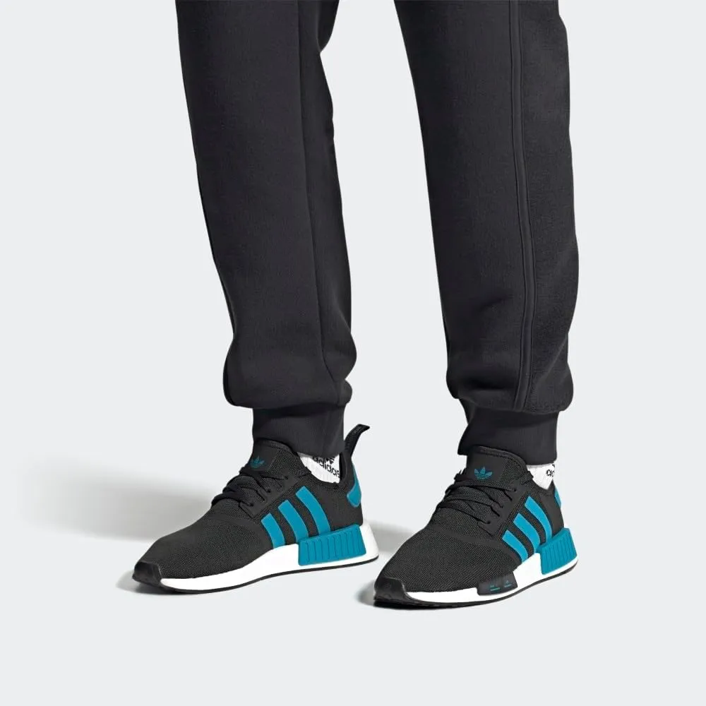 adidas Mens NMD R1 Lace Up Sneakers Shoes Casual - Black