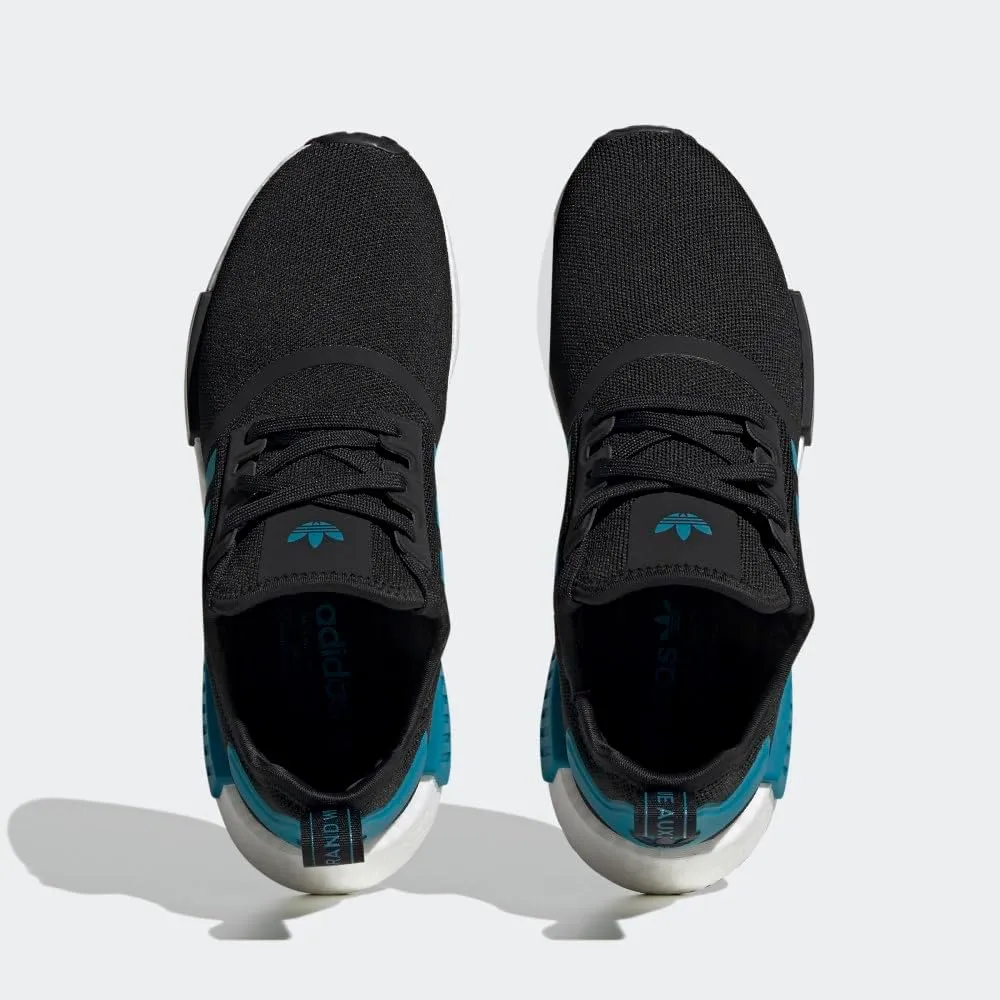 adidas Mens NMD R1 Lace Up Sneakers Shoes Casual - Black