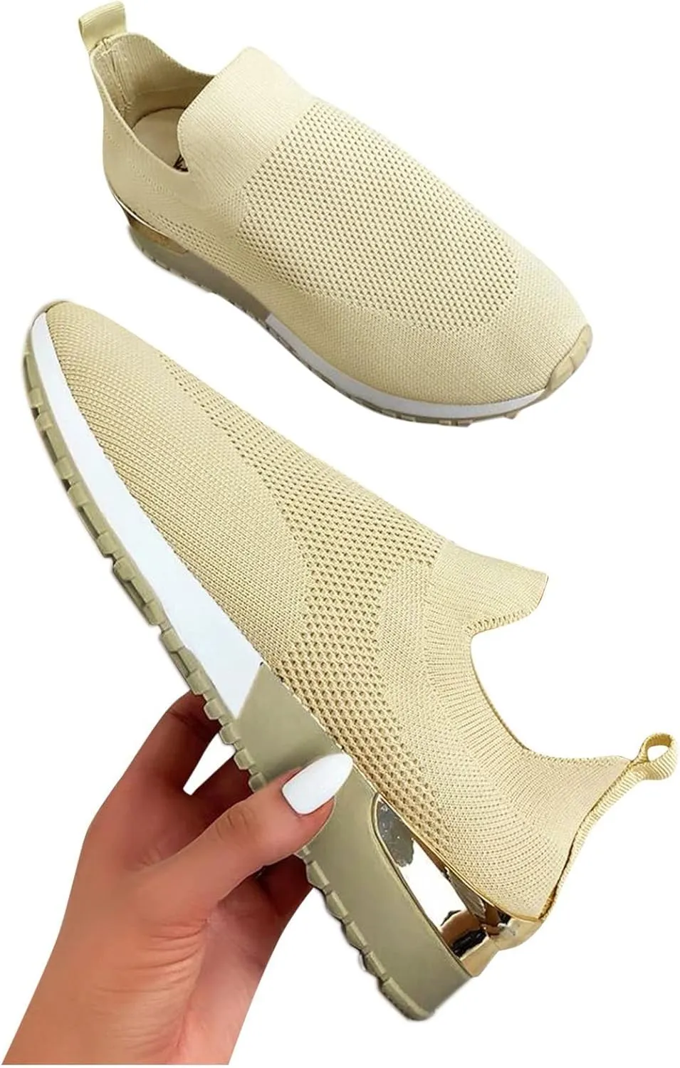 Arch Support Dress Shoes for Women Plantar Fasciitis Slip On Walking Shoes for Women Wide Women Slip On Shoes Casual Mule Chunky Platform High Sneakers for Women Zapatos De Ejercicios para Mujer Gym