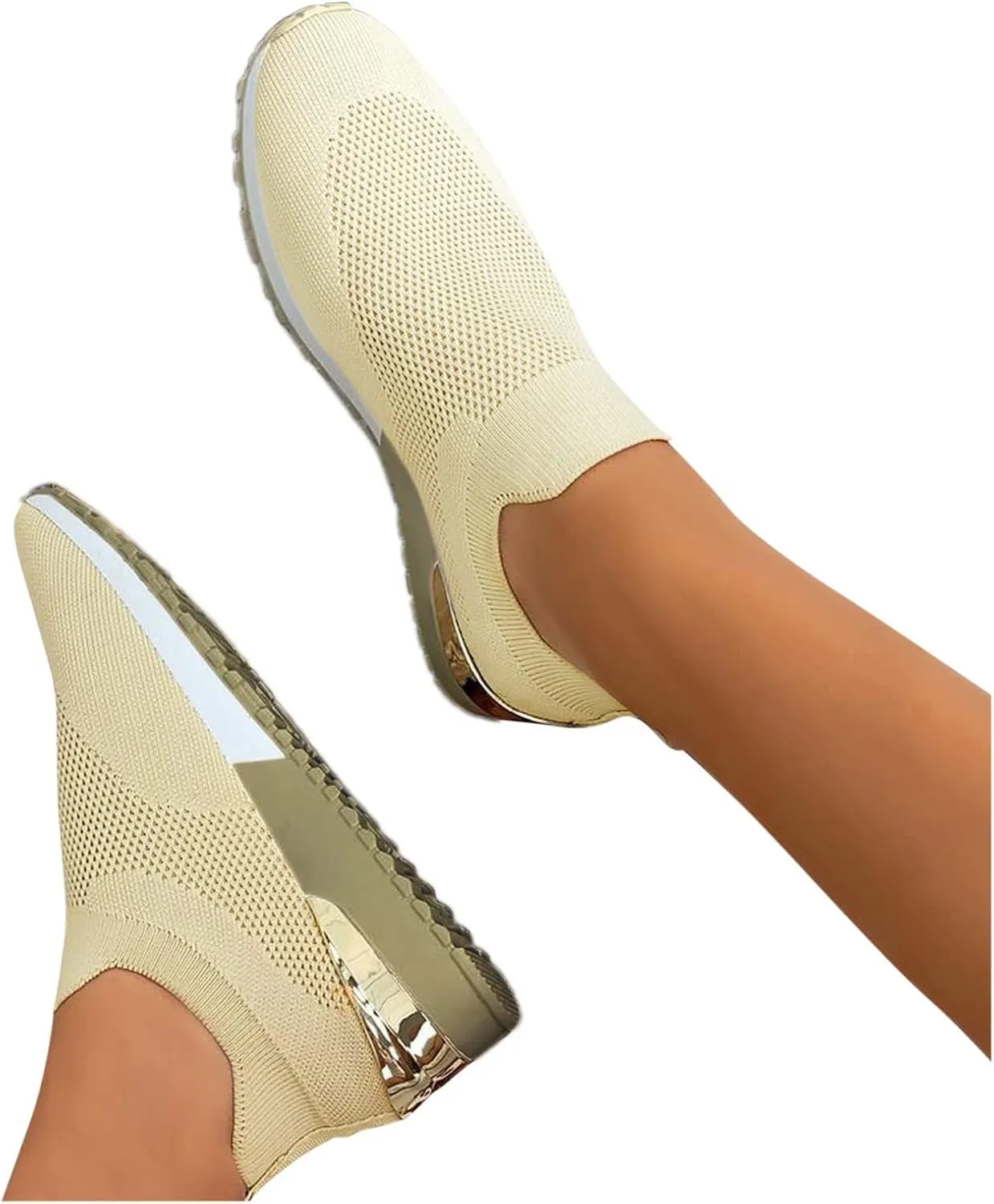 Arch Support Dress Shoes for Women Plantar Fasciitis Slip On Walking Shoes for Women Wide Women Slip On Shoes Casual Mule Chunky Platform High Sneakers for Women Zapatos De Ejercicios para Mujer Gym