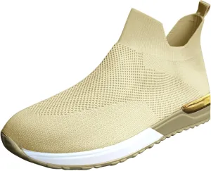 Arch Support Dress Shoes for Women Plantar Fasciitis Slip On Walking Shoes for Women Wide Women Slip On Shoes Casual Mule Chunky Platform High Sneakers for Women Zapatos De Ejercicios para Mujer Gym