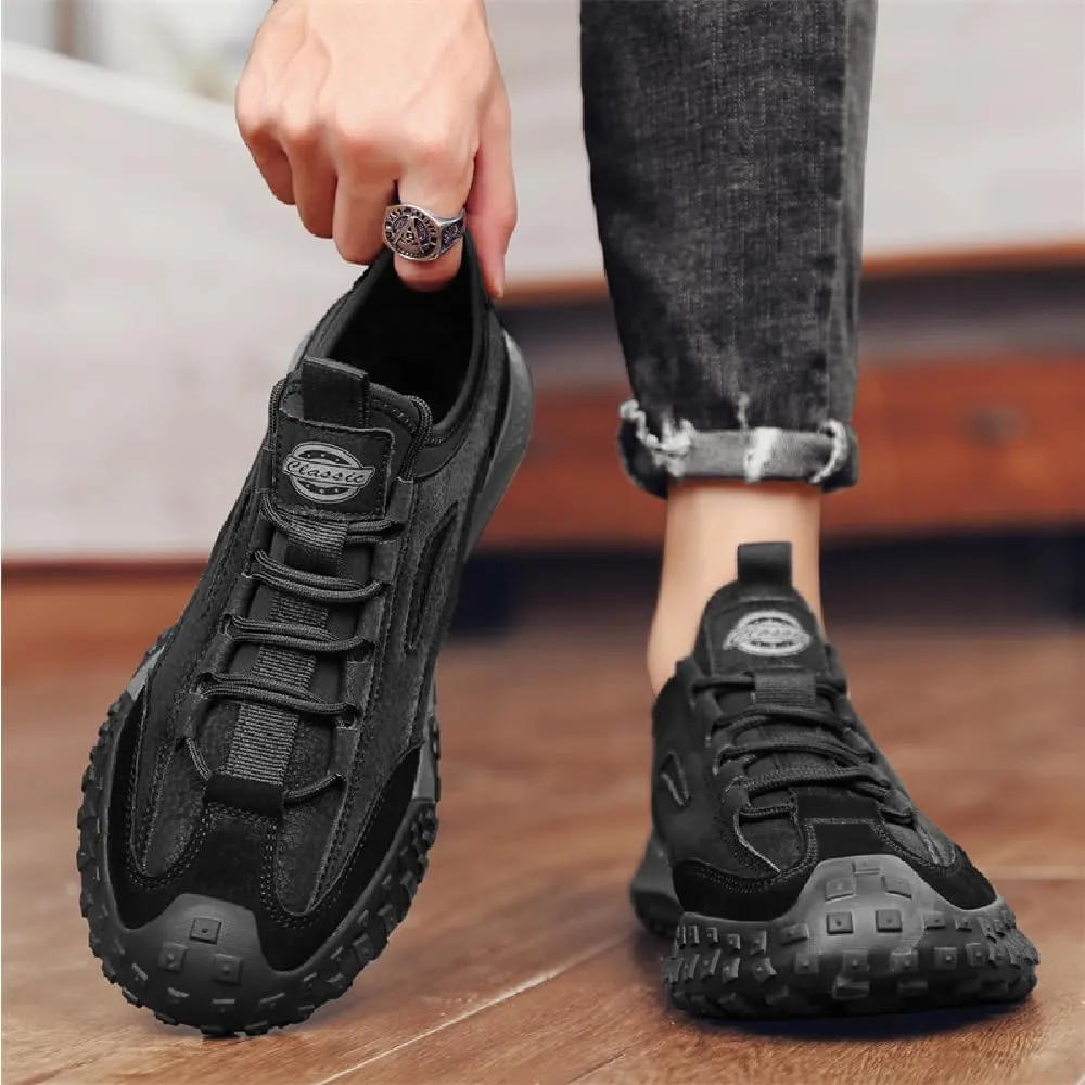 Asifn Mens Non-Slip Hiking Lightweight Outdoor Sneakers Casual Comfortable Work Breathable Climbing Shoes
