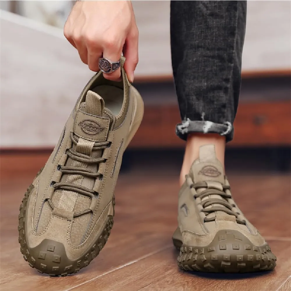 Asifn Mens Non-Slip Hiking Lightweight Outdoor Sneakers Casual Comfortable Work Breathable Climbing Shoes