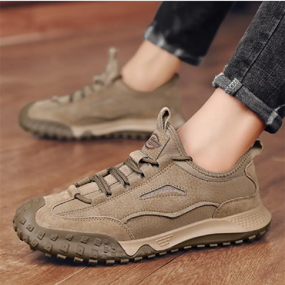 Asifn Mens Non-Slip Hiking Lightweight Outdoor Sneakers Casual Comfortable Work Breathable Climbing Shoes