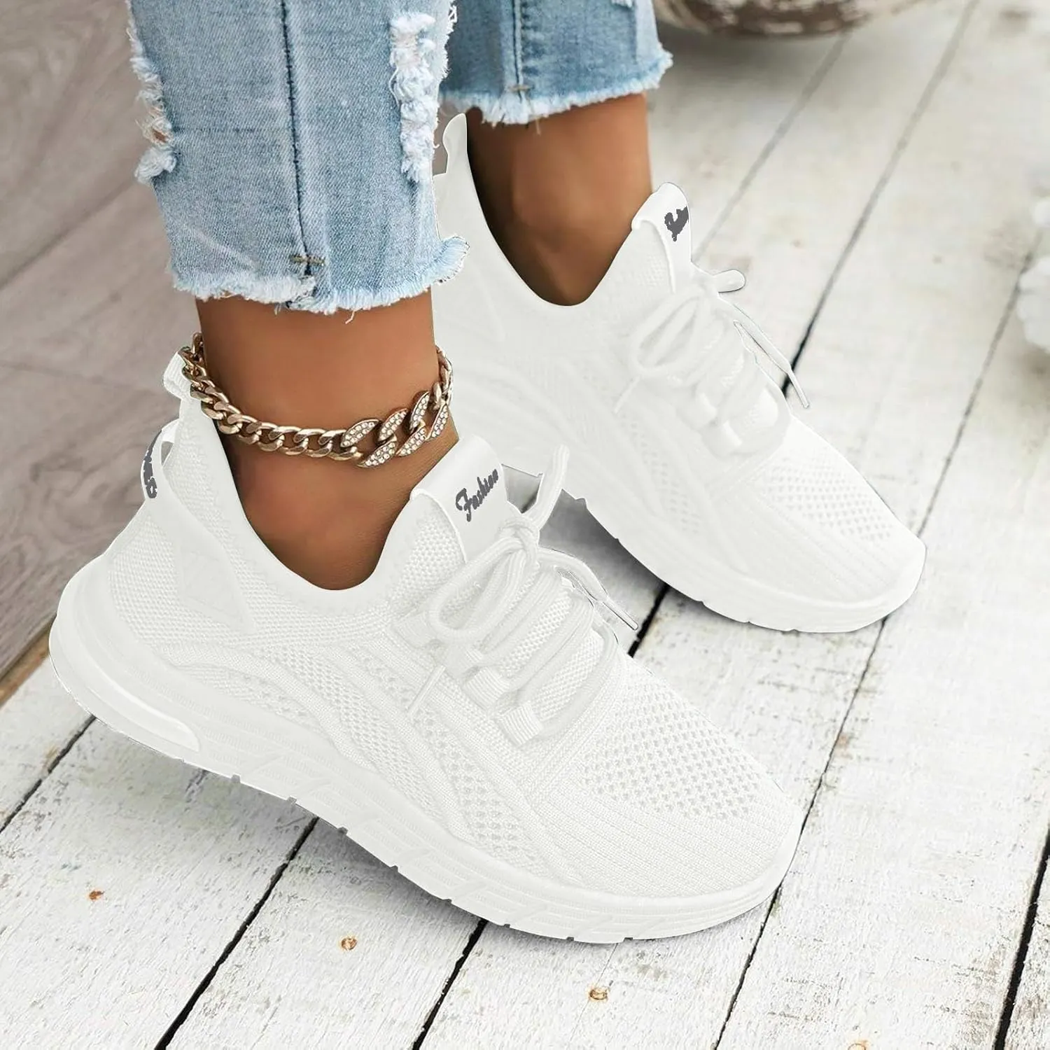 Breathable Slip on Sneakers for Women Non Slip Lightweight Casual Breathable Tennis Shoes Canvas Slip on Shoe