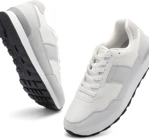 Classic Running Shoes for Men - Lightweight Retro Sneakers with Breathable Upper & Durable Sole for Walking, Jogging, and Casual Wear