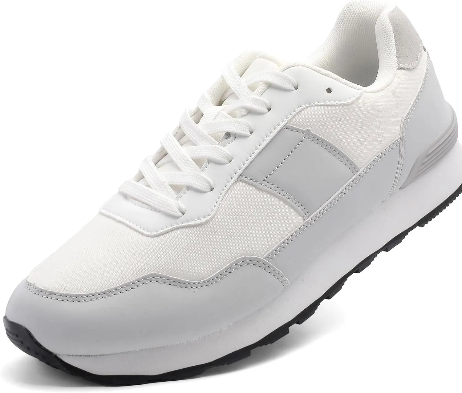 Classic Running Shoes for Men - Lightweight Retro Sneakers with Breathable Upper & Durable Sole for Walking, Jogging, and Casual Wear