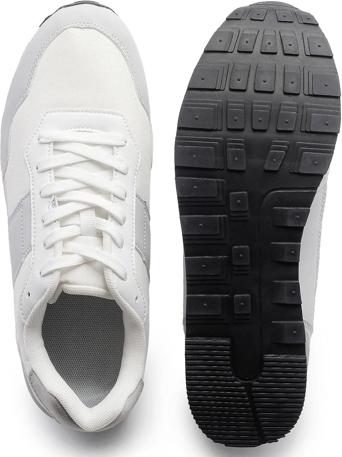 Classic Running Shoes for Men - Lightweight Retro Sneakers with Breathable Upper & Durable Sole for Walking, Jogging, and Casual Wear