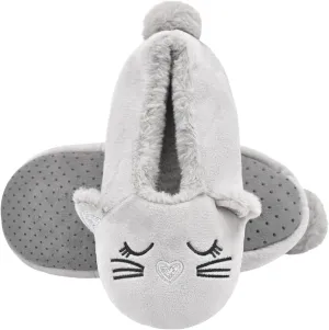DICUIRD Womens Slipper Socks Low Cut Comfy&Warm Animal Non-skid Bedroom Slippers