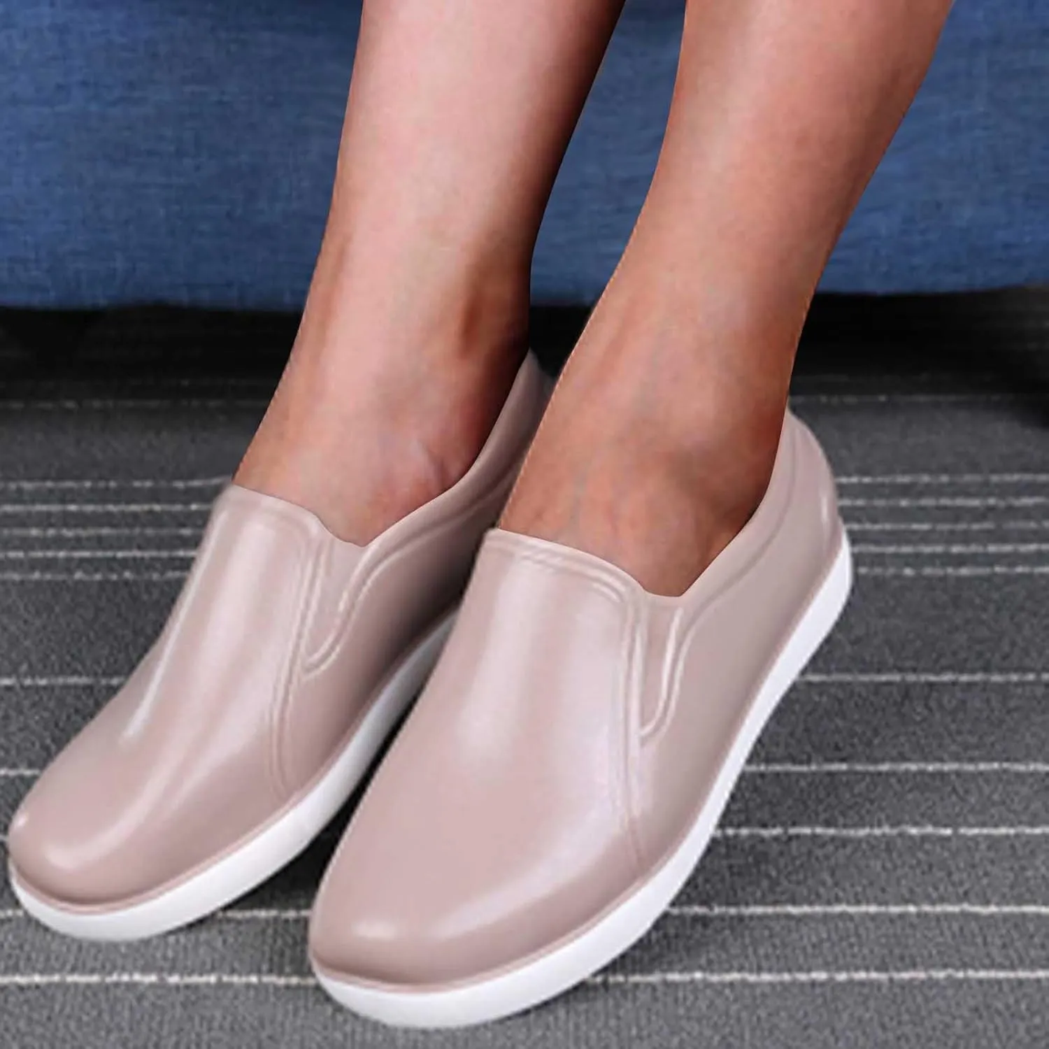 Easy Slip On Shoes for Women Fashion Non Shoelaces Sneakers for Maternity Elderly Comfort Walking Shoes Loafers 2025