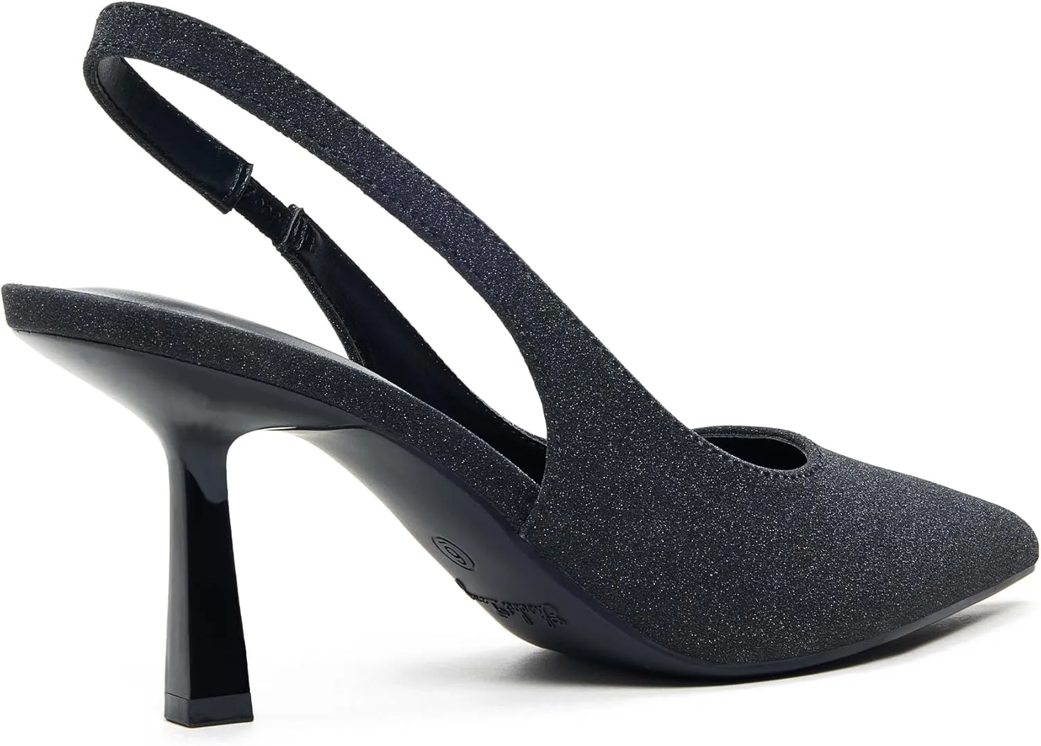 Elisabet Tang Women's Slingback Kitten Heel,Sexy Pointed Closed Toe Stilettos Pumps Slingback Heels for Women Slip on Elastic Strap Wedding Party Dress Sandals Shoes
