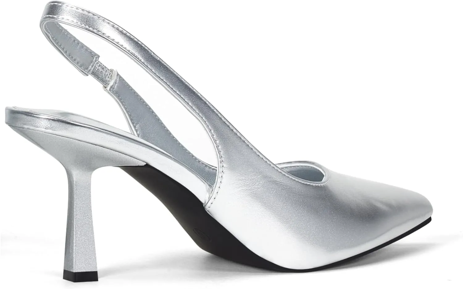 Elisabet Tang Women's Slingback Kitten Heel,Sexy Pointed Closed Toe Stilettos Pumps Slingback Heels for Women Slip on Elastic Strap Wedding Party Dress Sandals Shoes
