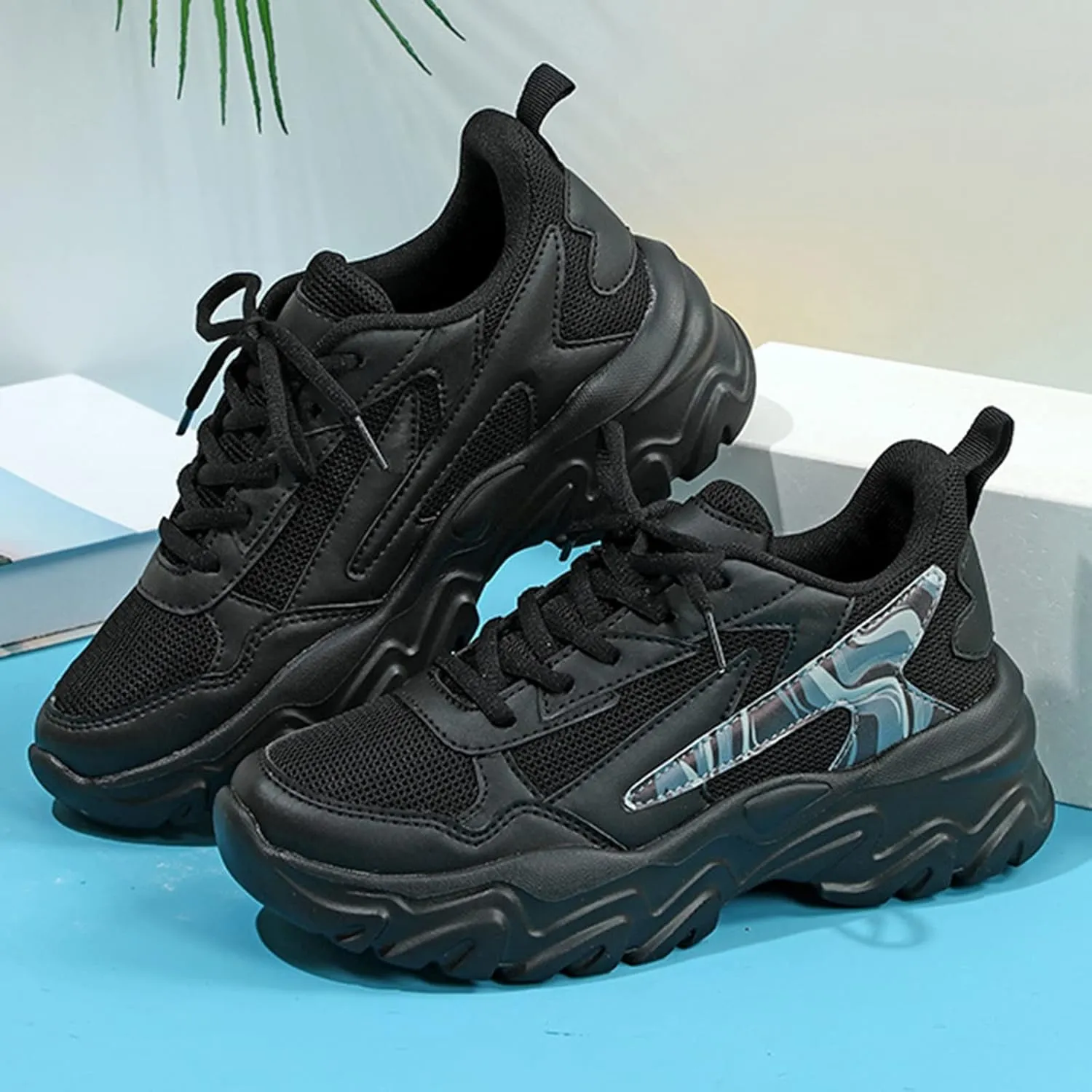 Fall High Top Sneakers for Women 2023 Comfy Shoes for Women Slip On with Arch Support Shoes for Women Black Black and White Fashion Sneakers Women Stylish Slip On Sneakers for Women 2023