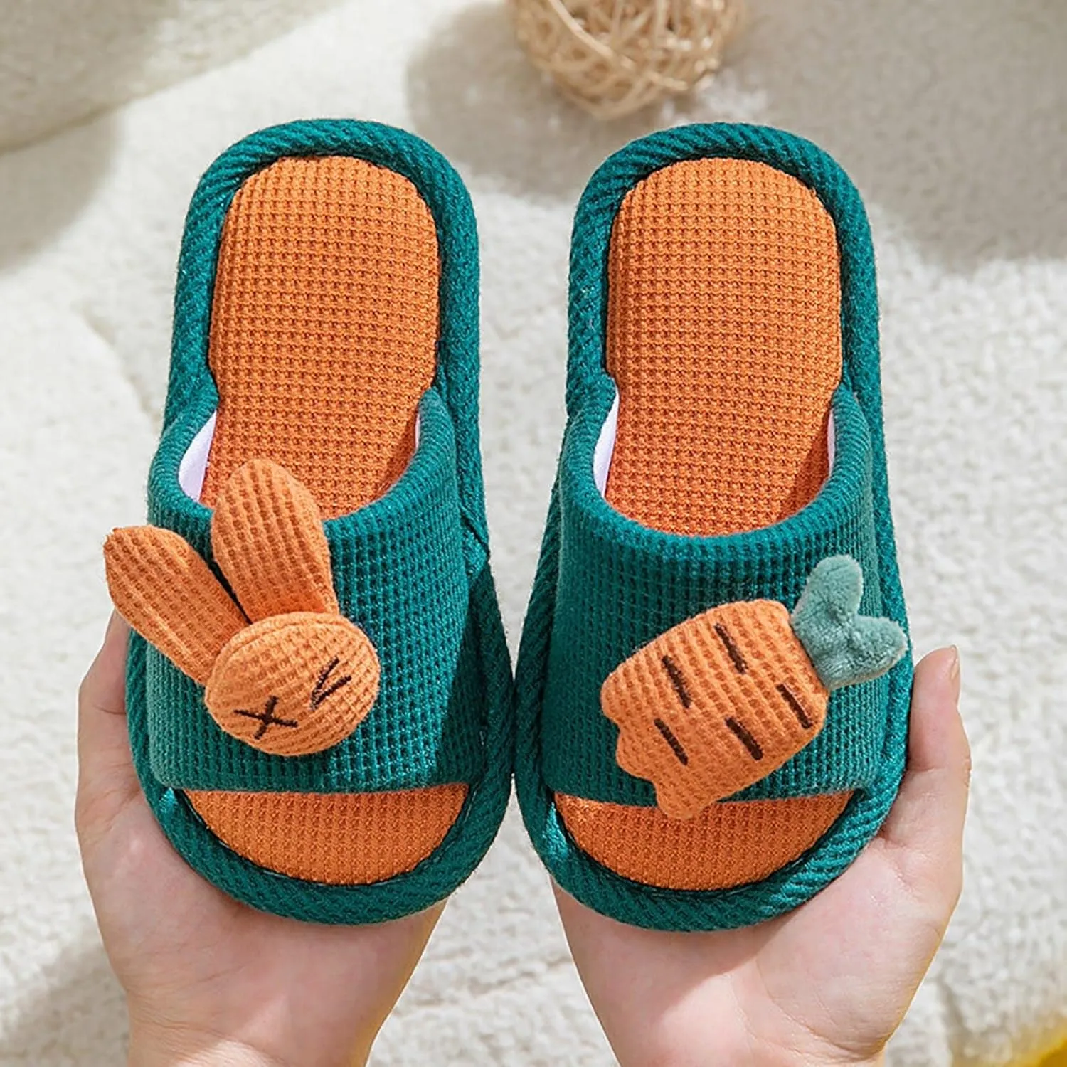 Girls Boys Kids Home Slides Indoor Floor Cute Cartoon Soft Comfortable Non Slip Slipper Girls Toddler Slippers Size 8