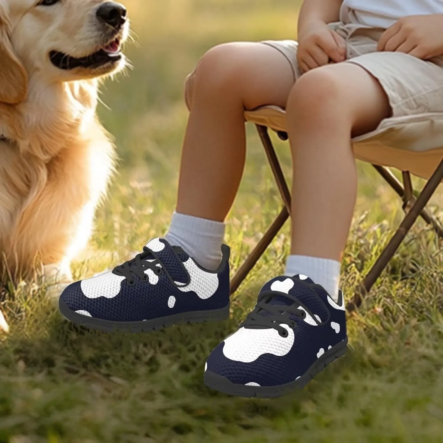 Girls Pickleball Sneaker,Boys Non-Slip Spring Outdoor Sneakers,Children's Single Buckle Sneakers with Black Sole