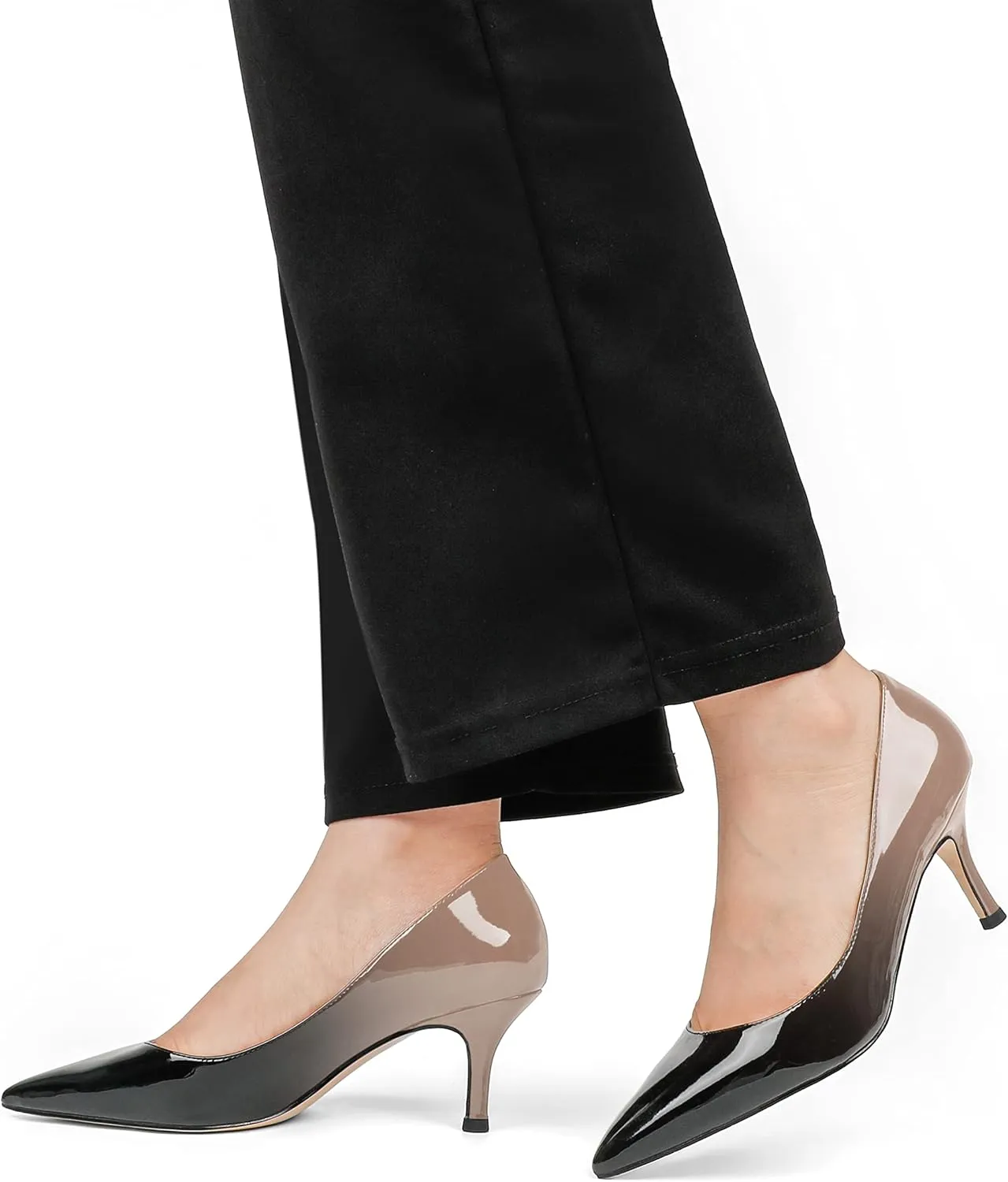 JOY IN LOVE Women's Shoes Low Heels Pointy Toe Kitten Heel Daily Pumps