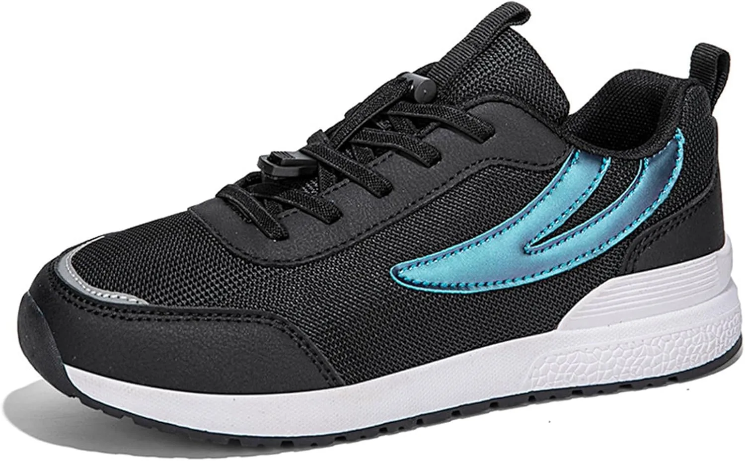 Ladies Mesh Breathable Non Slip Casual Walking Shoes Comfortable Lighweight Sneakers for Jogging Flat Bottom Soft Sole Outdoor Sports Shoes for Women