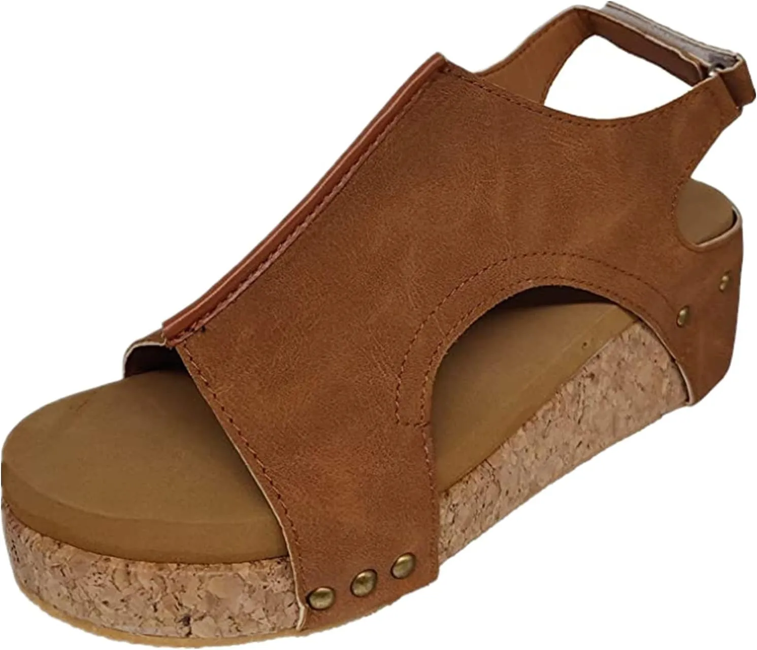 Ladmiple Sandals for Women Dressy Summer,Women's 2023 Espadrilles Wedge Platform Sandals Ankle Buckle Open Toe Sandals