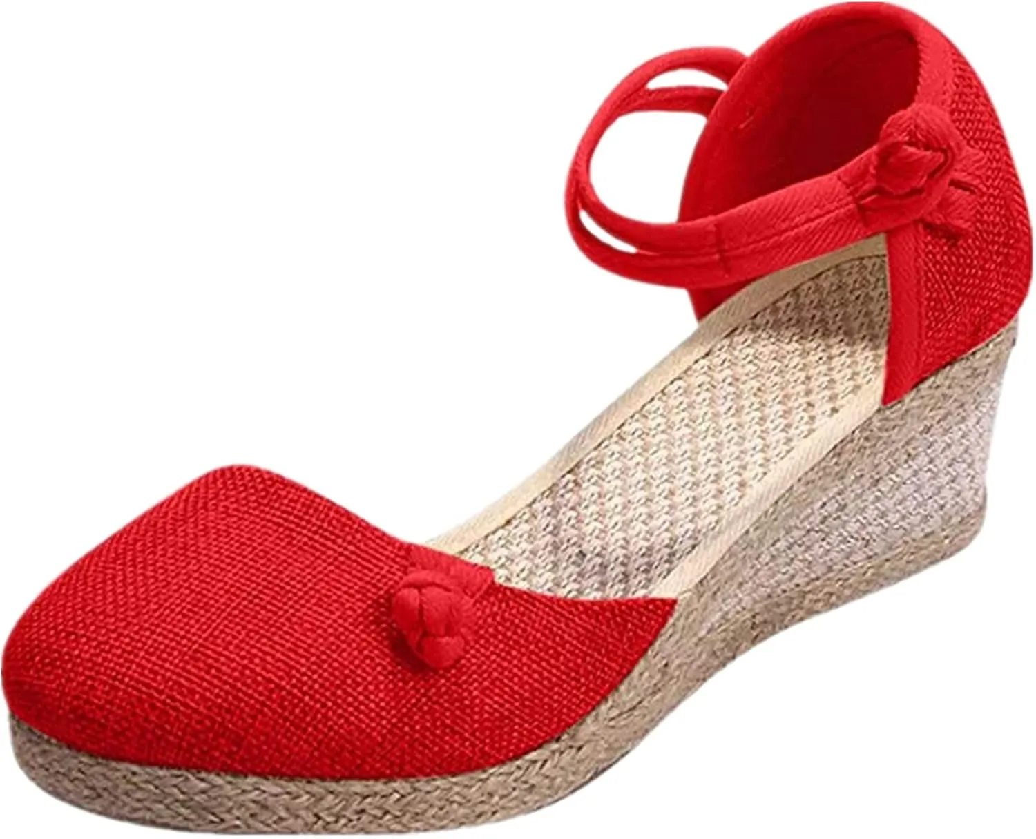 Ladmiple Summer Sandals for Women 2023 Platform Slip On Shoes Wedge Sandals Open Toe Comfy Dressy High Heel Wedge Sandal