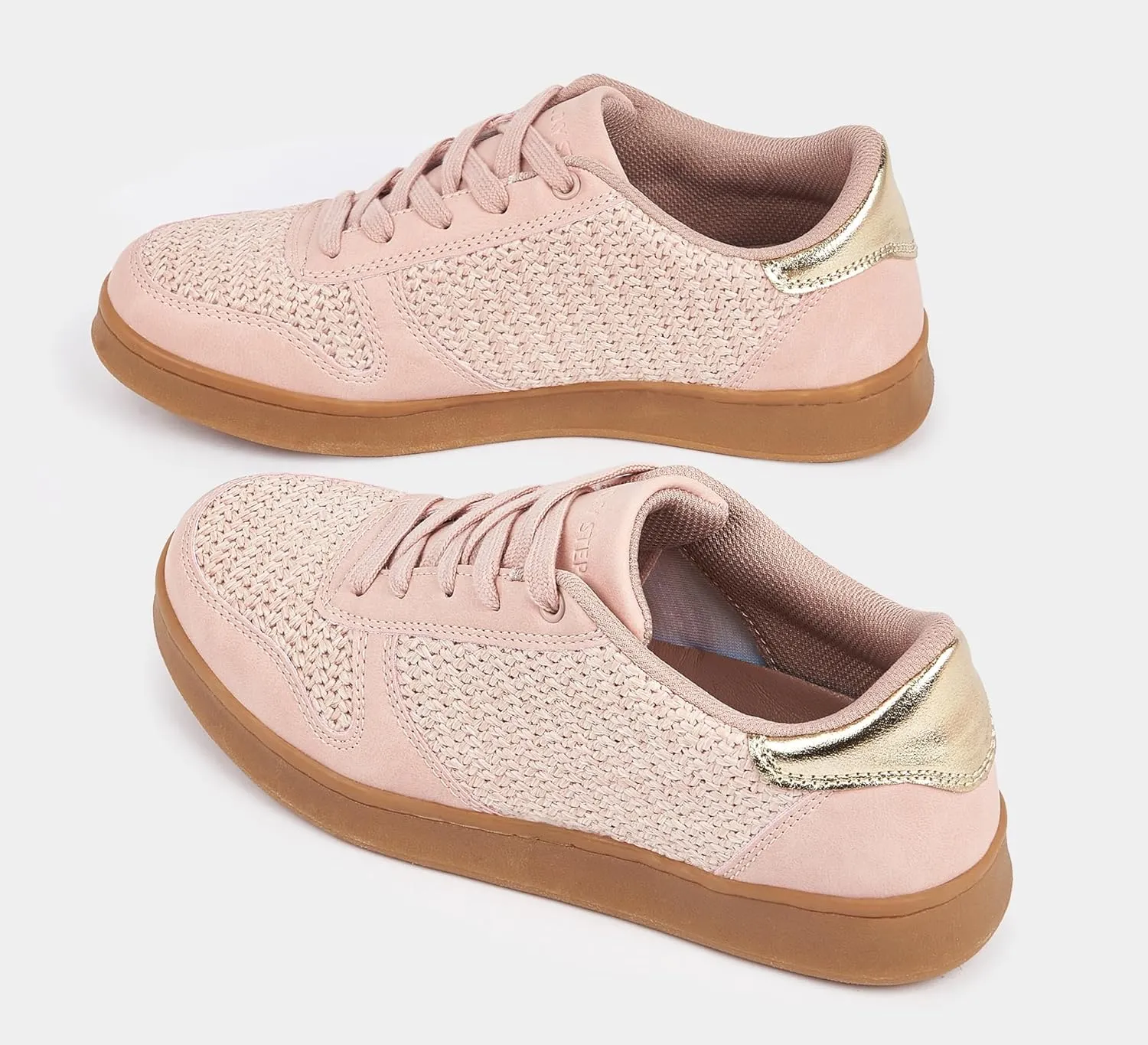 LUCKY STEP Retro Trainers Women Fashion Sneakers Braided Classic Raffia Casual Anti-Slip Tennis Woven Walking Shoes