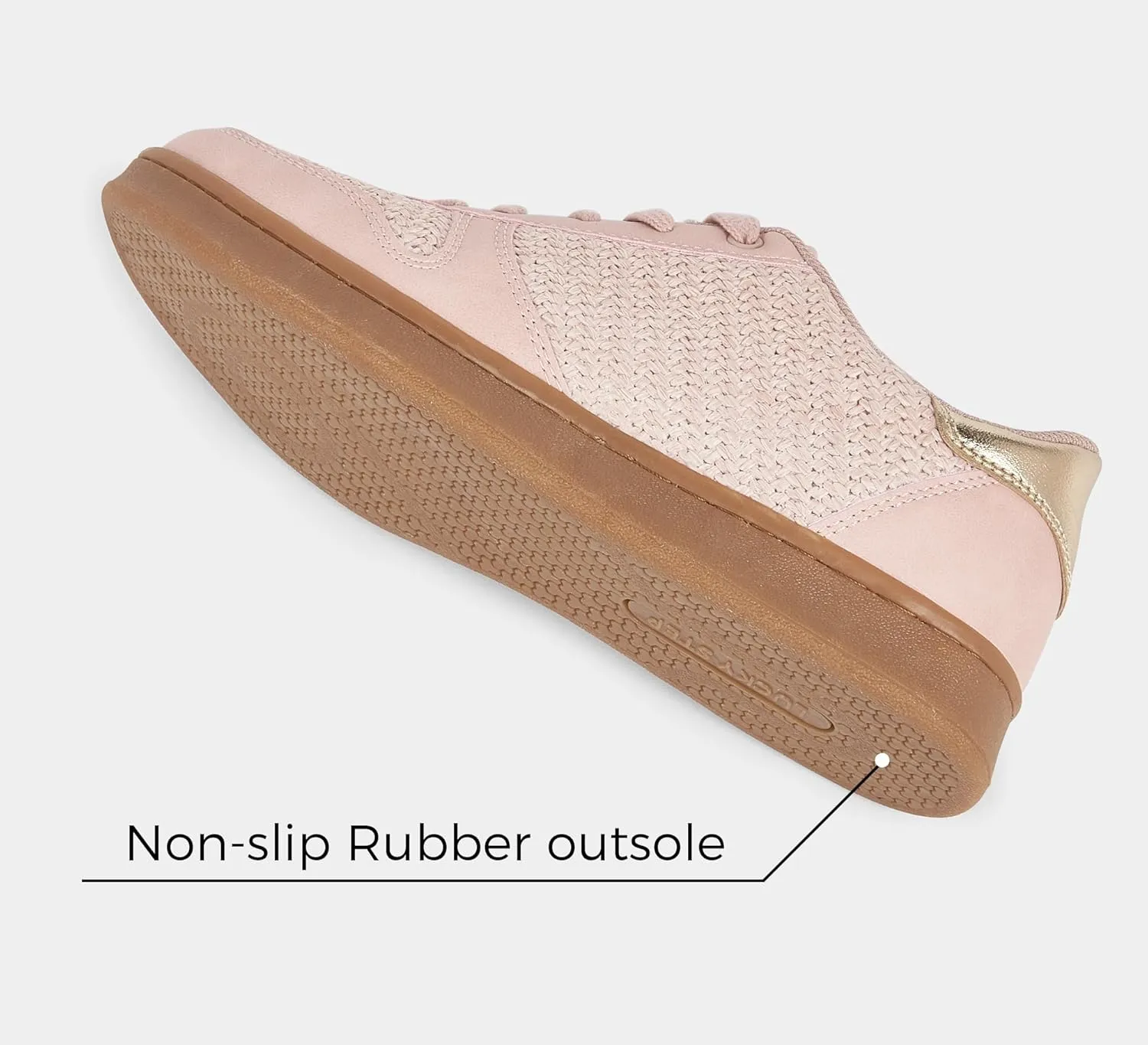 LUCKY STEP Retro Trainers Women Fashion Sneakers Braided Classic Raffia Casual Anti-Slip Tennis Woven Walking Shoes