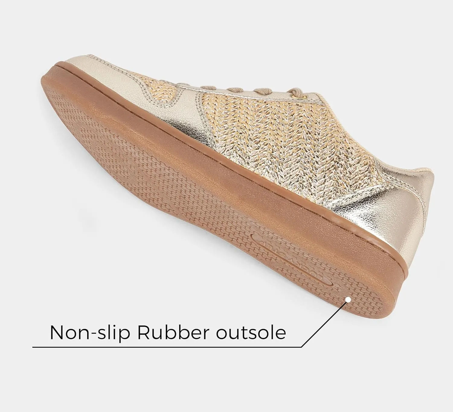 LUCKY STEP Retro Trainers Women Fashion Sneakers Braided Classic Raffia Casual Anti-Slip Tennis Woven Walking Shoes