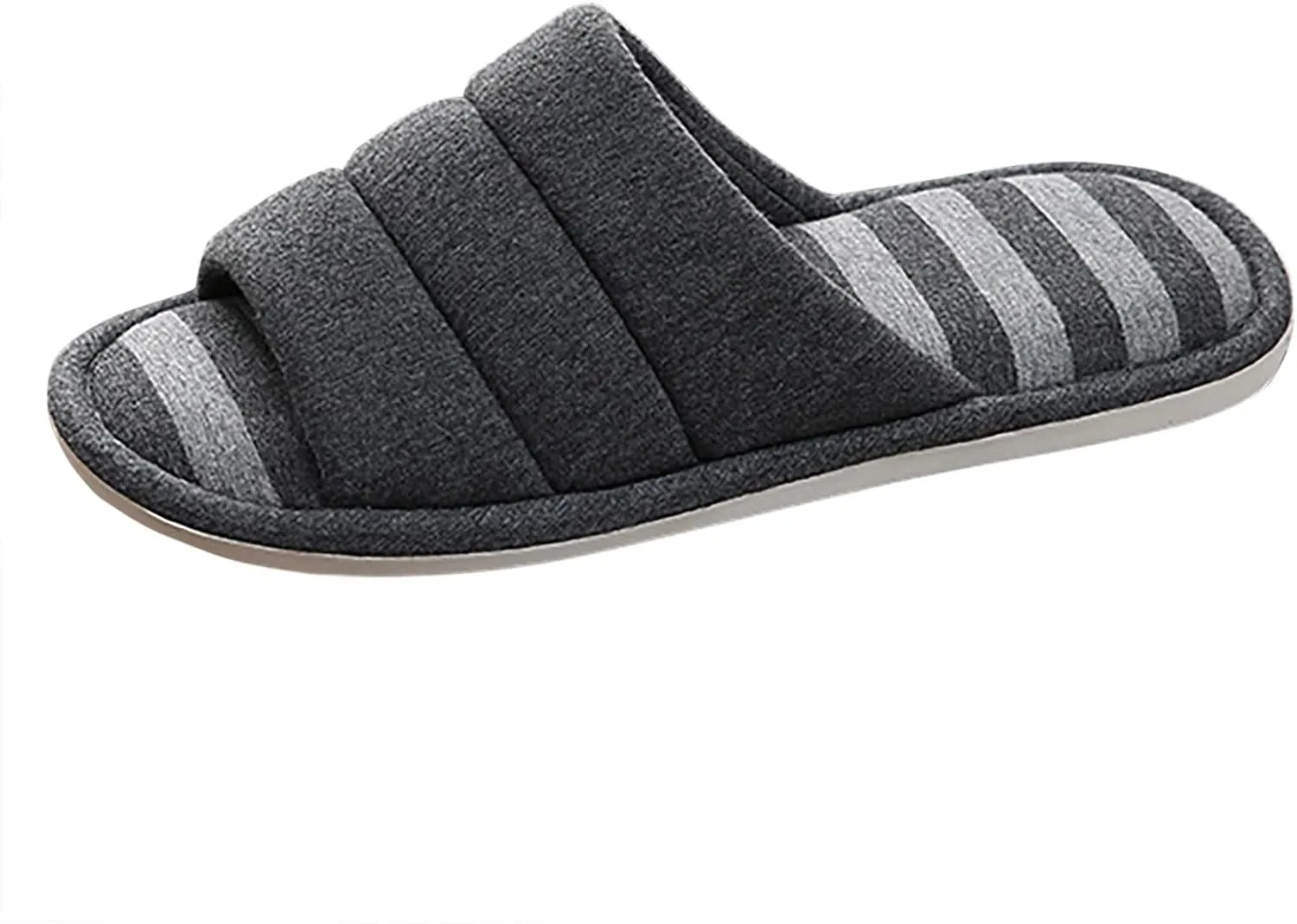 Men House Slippers, Retro Furry Home Slippers Bed Slippers Preppy for College Guys Funny Ankle Boots