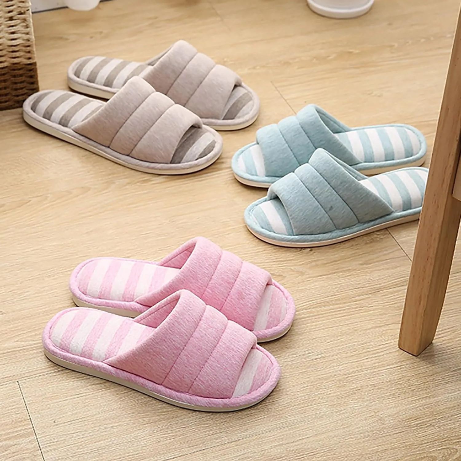 Men House Slippers, Retro Furry Home Slippers Bed Slippers Preppy for College Guys Funny Ankle Boots