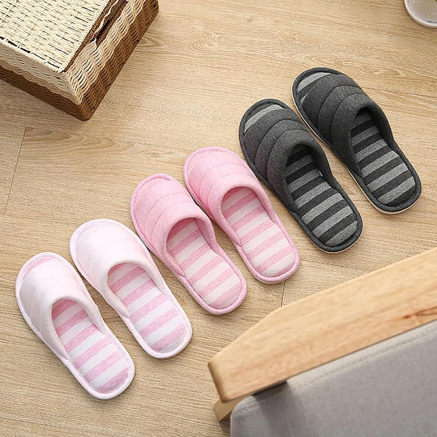 Men House Slippers, Retro Furry Home Slippers Bed Slippers Preppy for College Guys Funny Ankle Boots