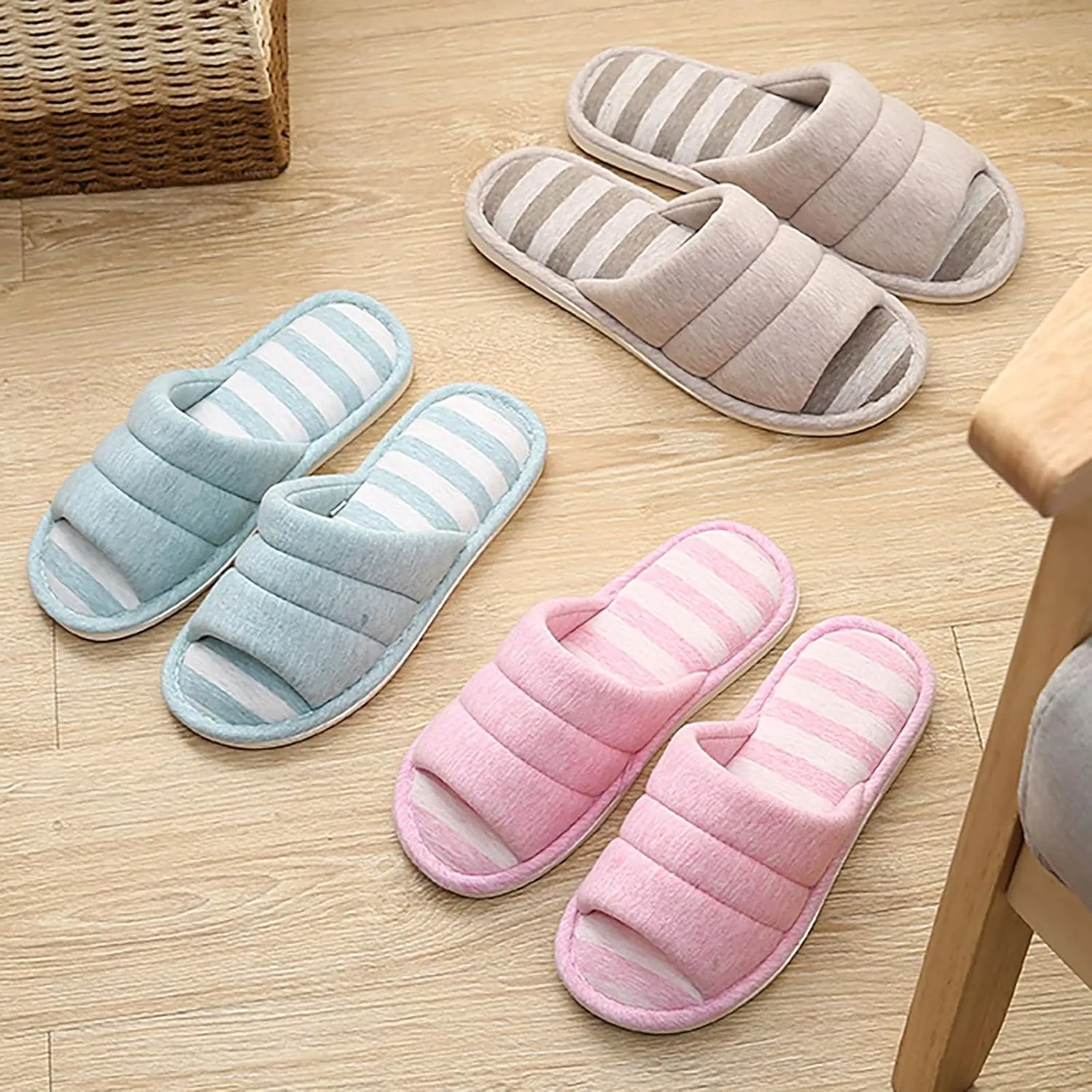 Men House Slippers, Retro Furry Home Slippers Bed Slippers Preppy for College Guys Funny Ankle Boots