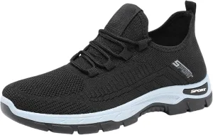 Men Running Shoes Tennis Walking Gym Slip On Workout Athletic Sneakers Lightweight Breathable Sport Casual Shoes