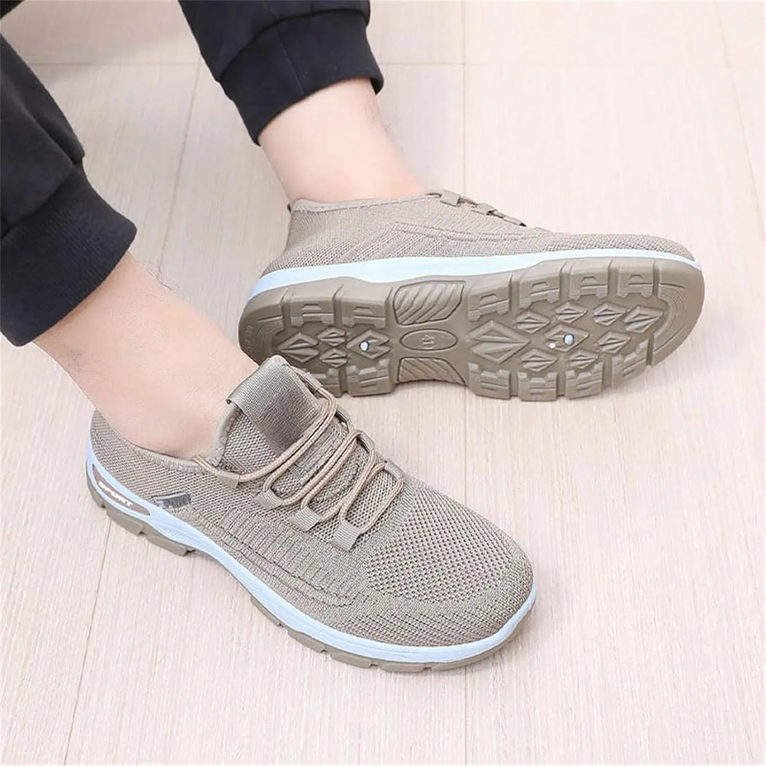 Men Running Shoes Tennis Walking Gym Slip On Workout Athletic Sneakers Lightweight Breathable Sport Casual Shoes