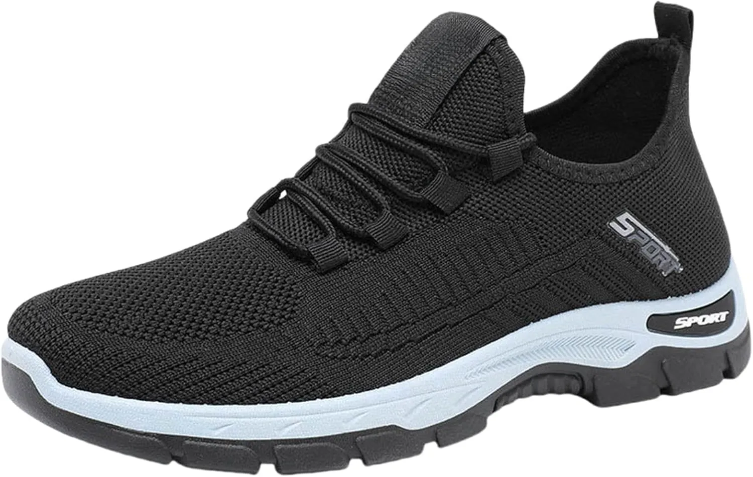 Men Running Shoes Tennis Walking Gym Slip On Workout Athletic Sneakers Lightweight Breathable Sport Casual Shoes
