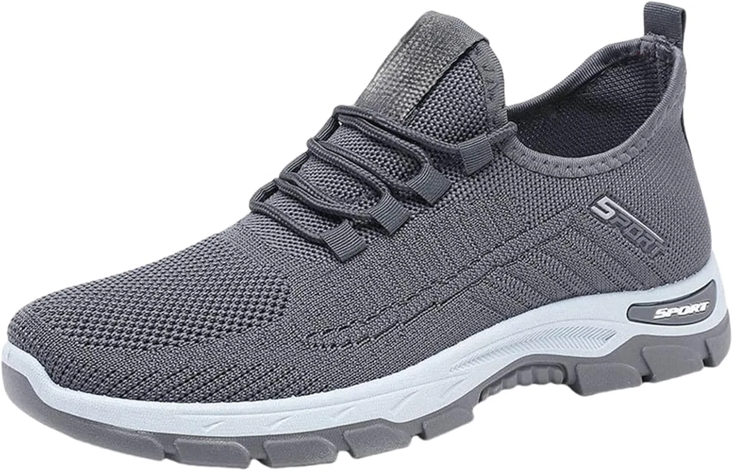 Men Running Shoes Tennis Walking Gym Slip On Workout Athletic Sneakers Lightweight Breathable Sport Casual Shoes