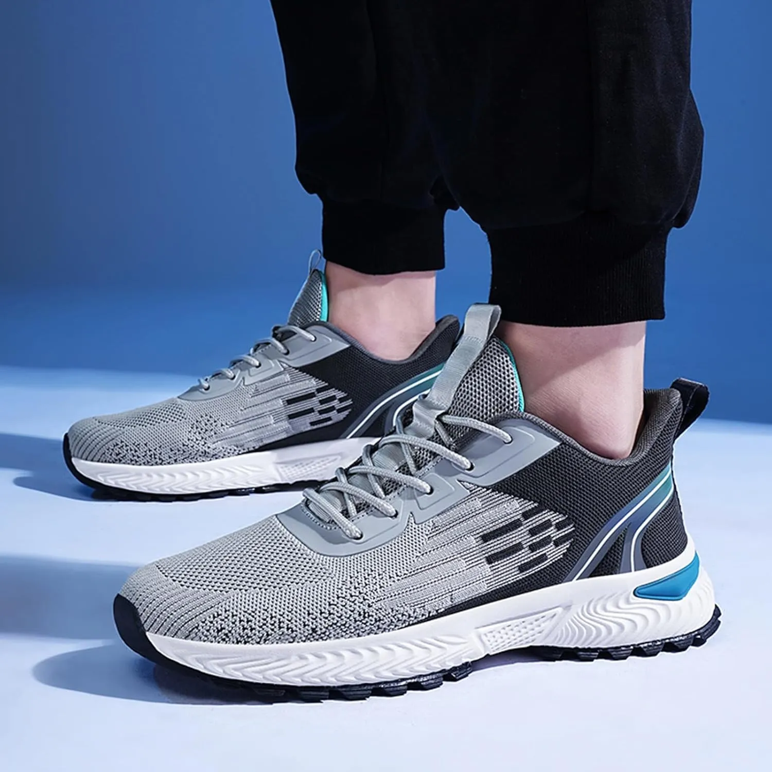 Men's Arch Support Walking Shoes Lightweight Breathable Slip On Running Shoe Athletic Fashion Sneakers for Men