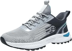 Men's Arch Support Walking Shoes Lightweight Breathable Slip On Running Shoe Athletic Fashion Sneakers for Men