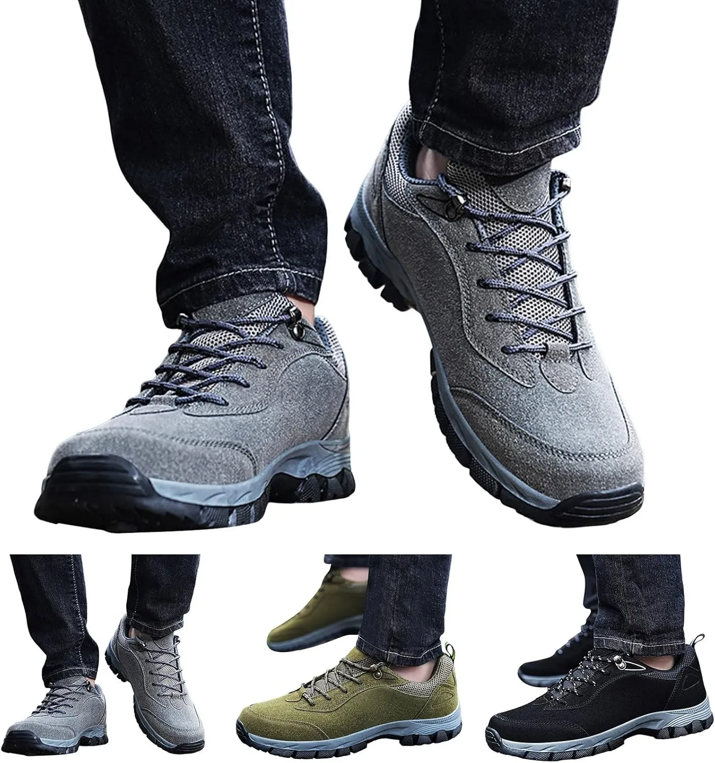 Men's Breathable Mesh Running Shoes Business Mesh Breathable Walking Shoe Fashion Lightweight Sneakers for Men
