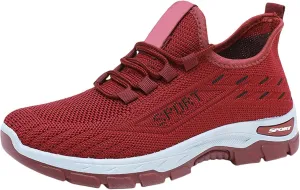 Men's Casual Dress Business Shoes Breathable Knit Classic Leisure Sneakers Lightweight Comfortable Walking Shoes