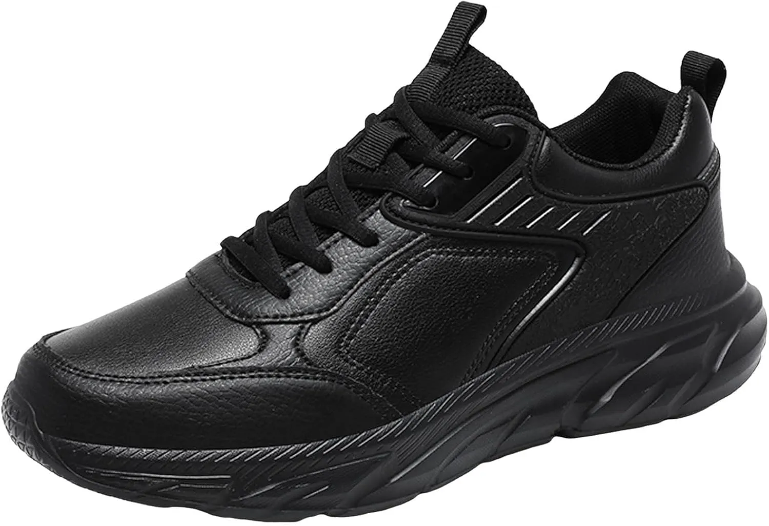 Men's Classic Casual Jogging Sneakers Portable Non Slip Fitness Workout Shoe Breathable Diabetic Shoes for Men