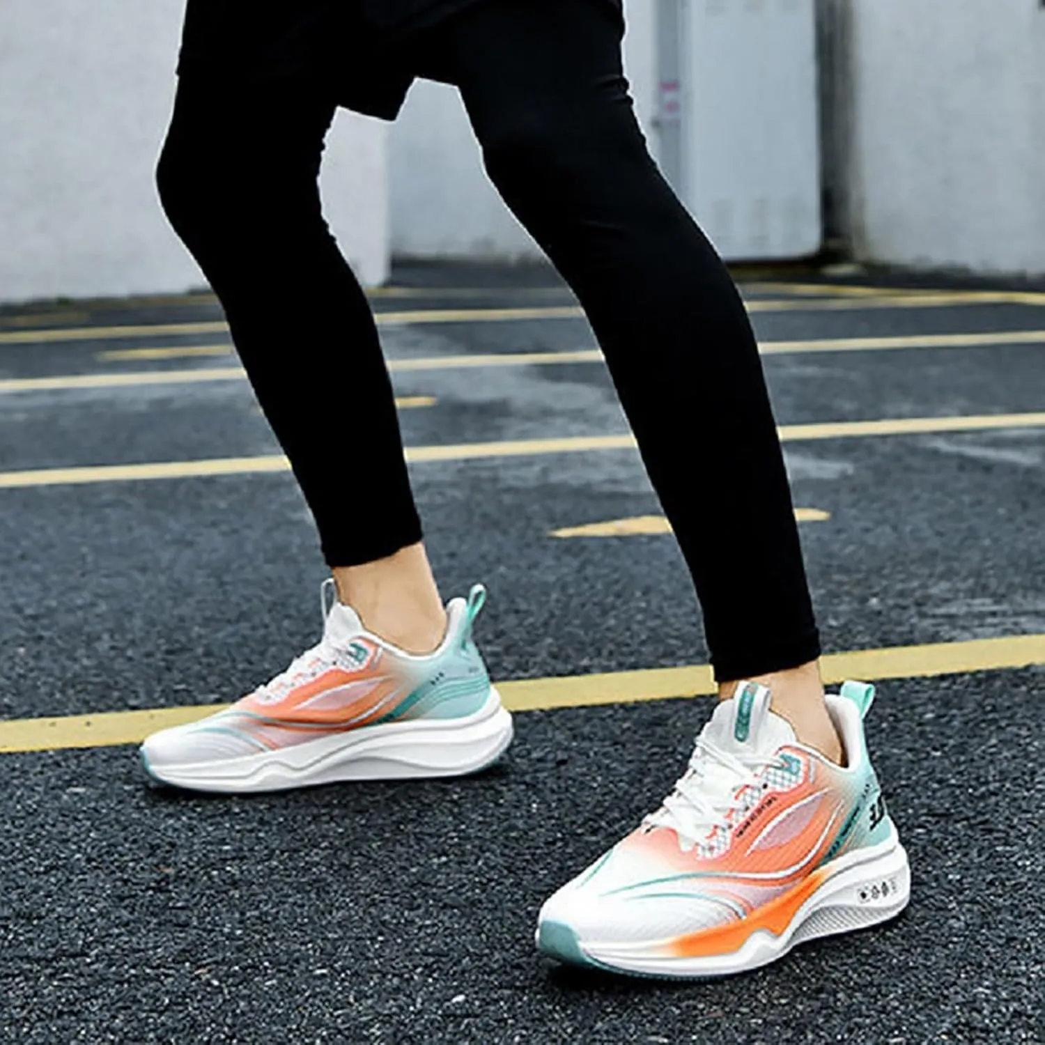 Mens Dress Shoes Platform Sneakers for Women Loafers with Arch Support Round Toe Slip On Casual Athletic Shoes