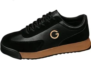 Men's Retro Sneakers Casual Low-Top Lace-Up Shoes Attire and Sports, Versatile Trainers