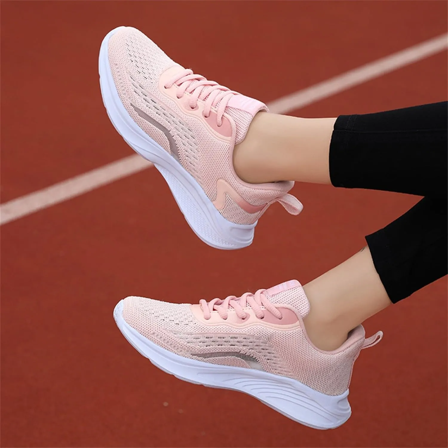 Mens Running Shoes Lightweight Breathable Air Walking Tennis Shoes Comfort Work Fashion Basketball Sneakers Trainers