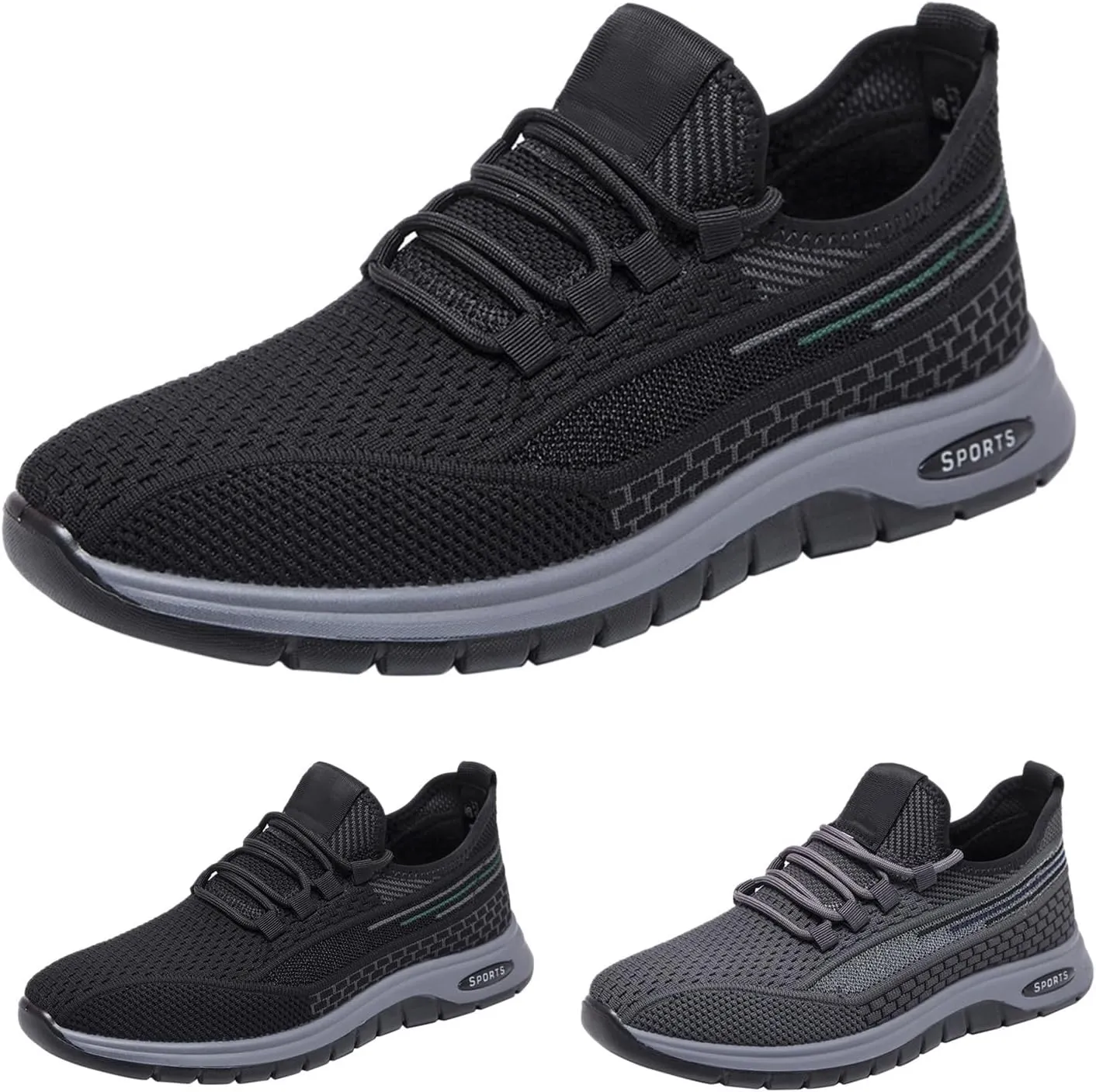 Men's Shoes Running Road Walking Sneakers Sports Athletic Workout Gym Shoes Casual Comfortable Breathable Sneakers