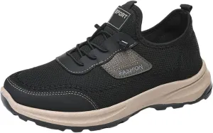 Men's Slip-on Orthopedic Non-Slip Walking Loafers Breathable Arch Support Outdoor Hiking Sneakers Casual Flats
