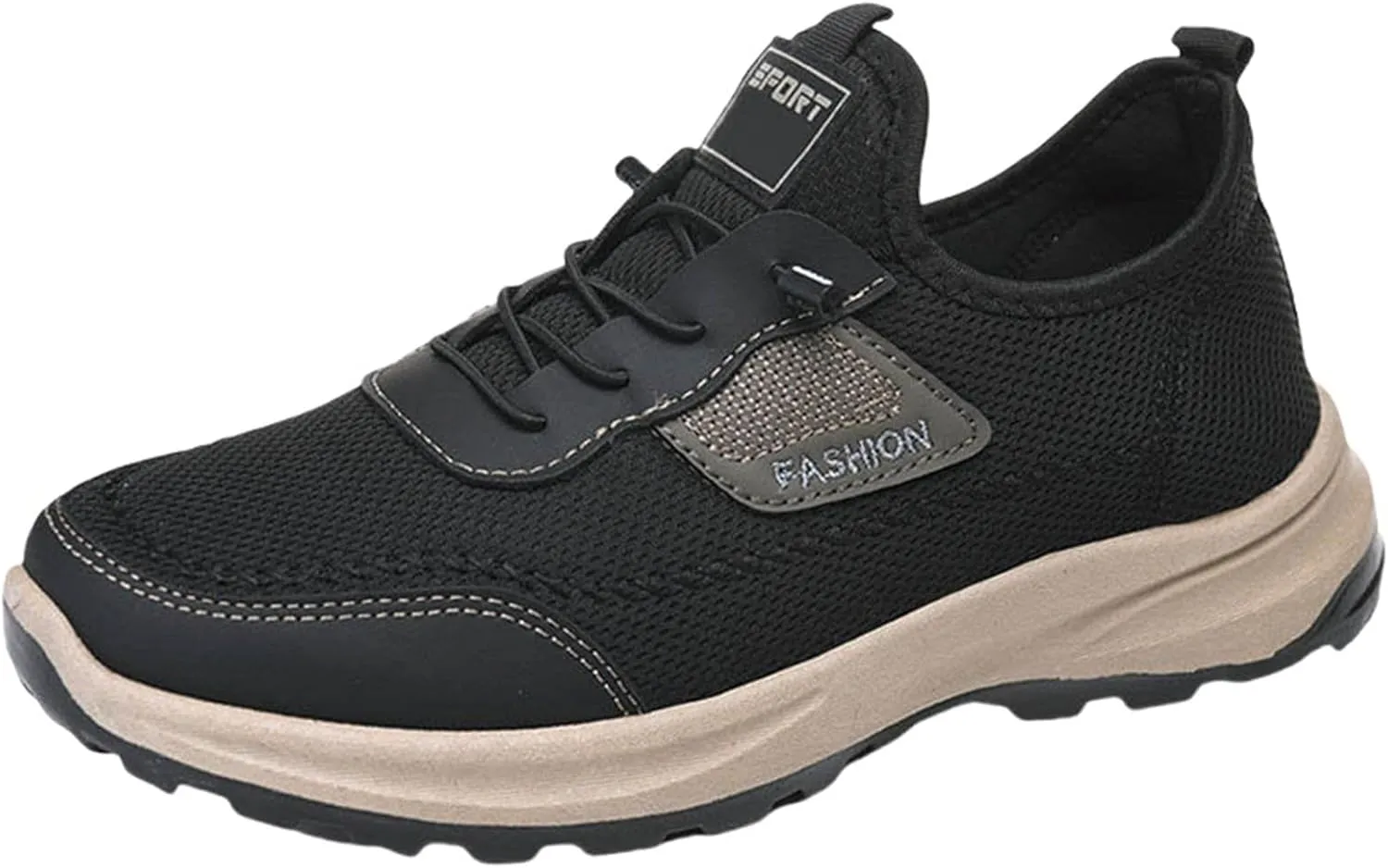 Men's Slip-on Orthopedic Non-Slip Walking Loafers Breathable Arch Support Outdoor Hiking Sneakers Casual Flats
