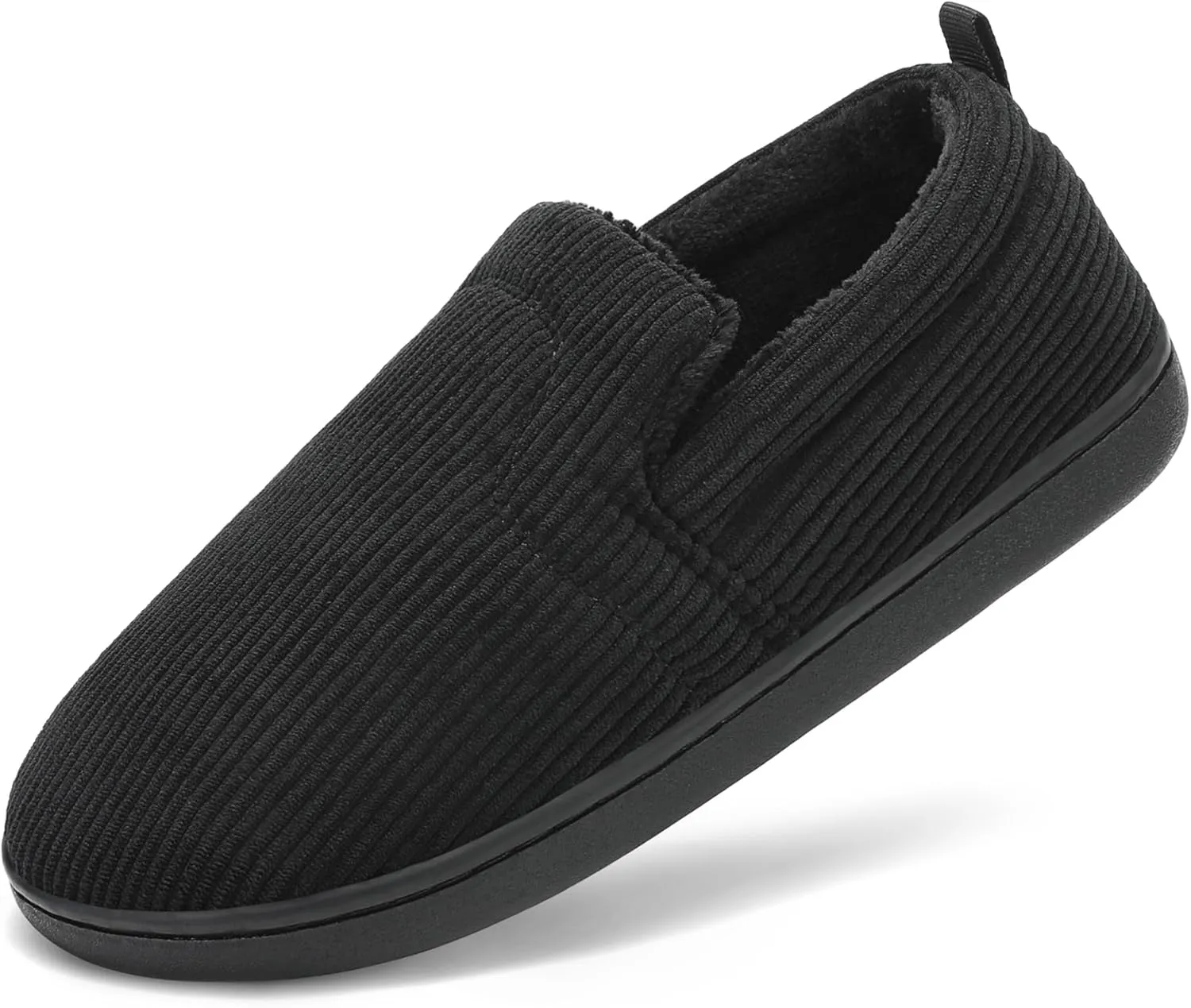 Mens Slippers for Women Slip on House Shoes Outdoor Indoor Warm House Slippers Closed Back Winter Slipper Corduroy