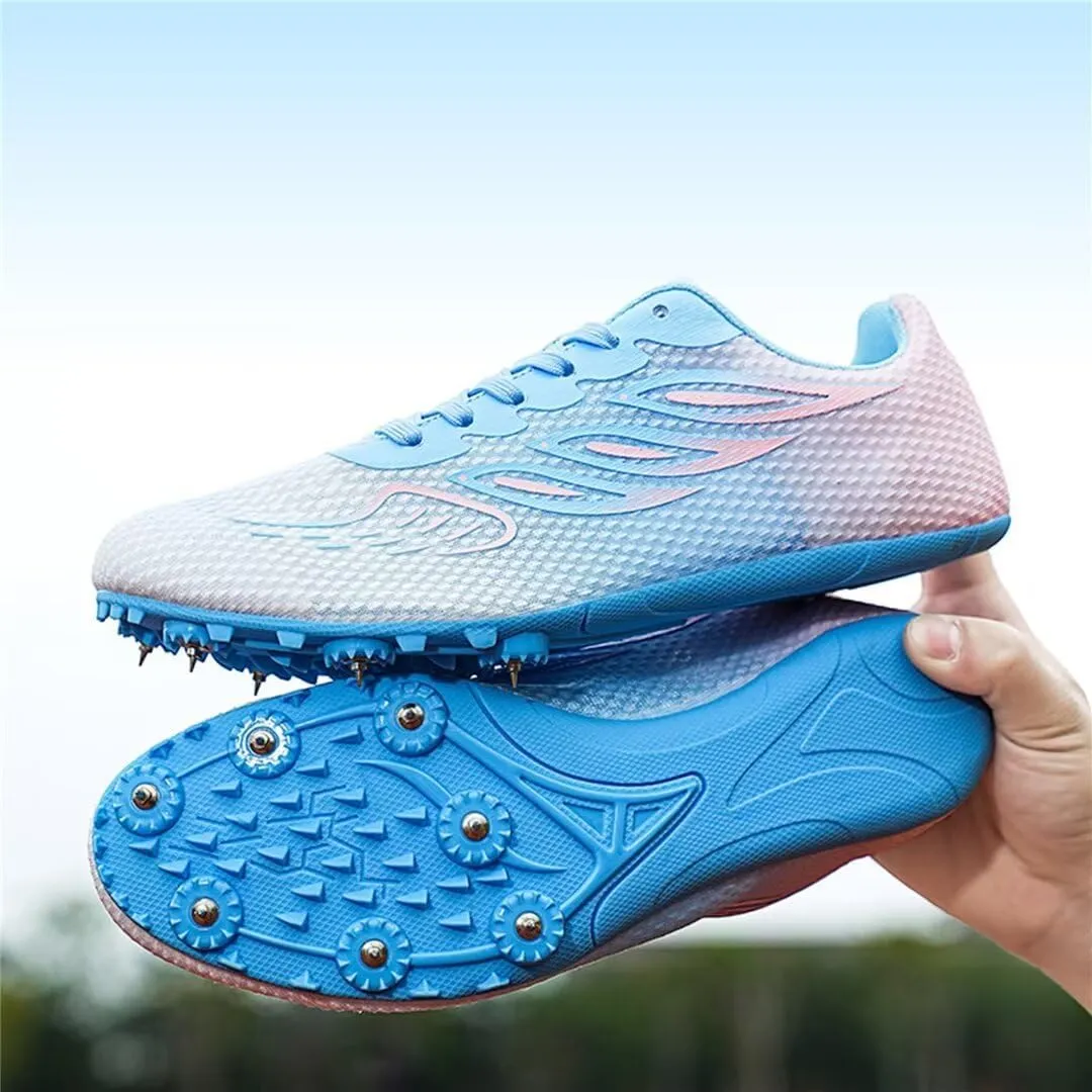 Mens Spikes Track Shoes Women Track and Field Shoes Boys Girls Jumping Sneakers Professional Running Nail Shoes