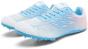 Mens Spikes Track Shoes Women Track and Field Shoes Boys Girls Jumping Sneakers Professional Running Nail Shoes