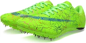 Mens Spikes Track Shoes Women Track and Field Shoes Boys Girls Jumping Sneakers Professional Running Nail Shoes